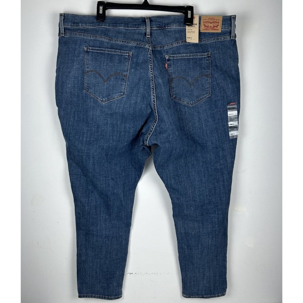 NWT Levi’s Women's 721 High Rise Skinny Jeans Blue Size 26 Short